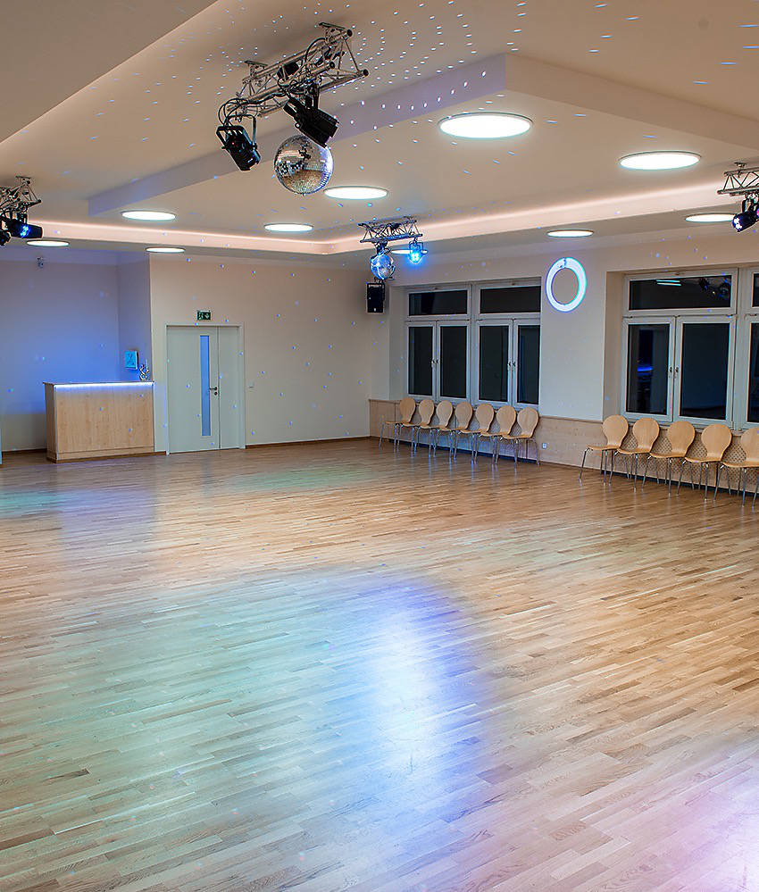 Tanzsaal der Tanzschule L33 in Dresden